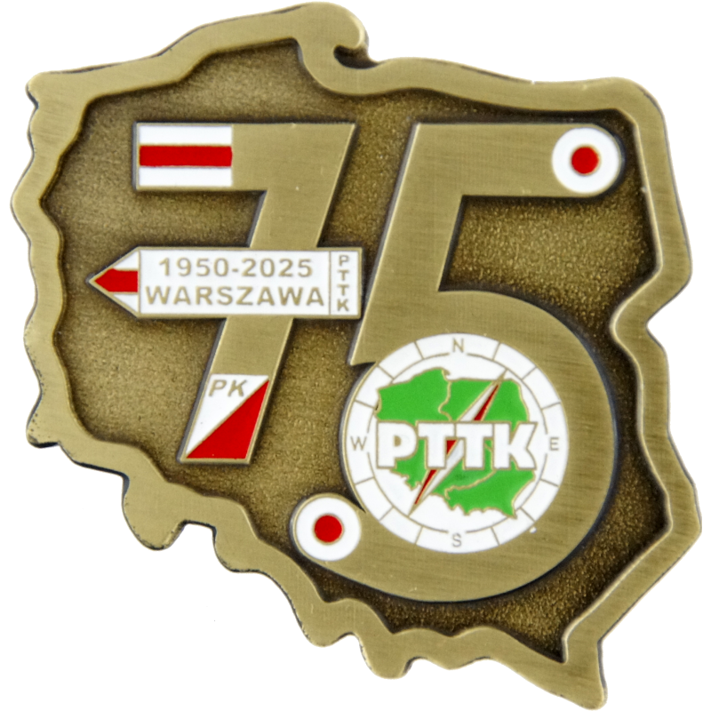 Odznaka 75 lat PTTK