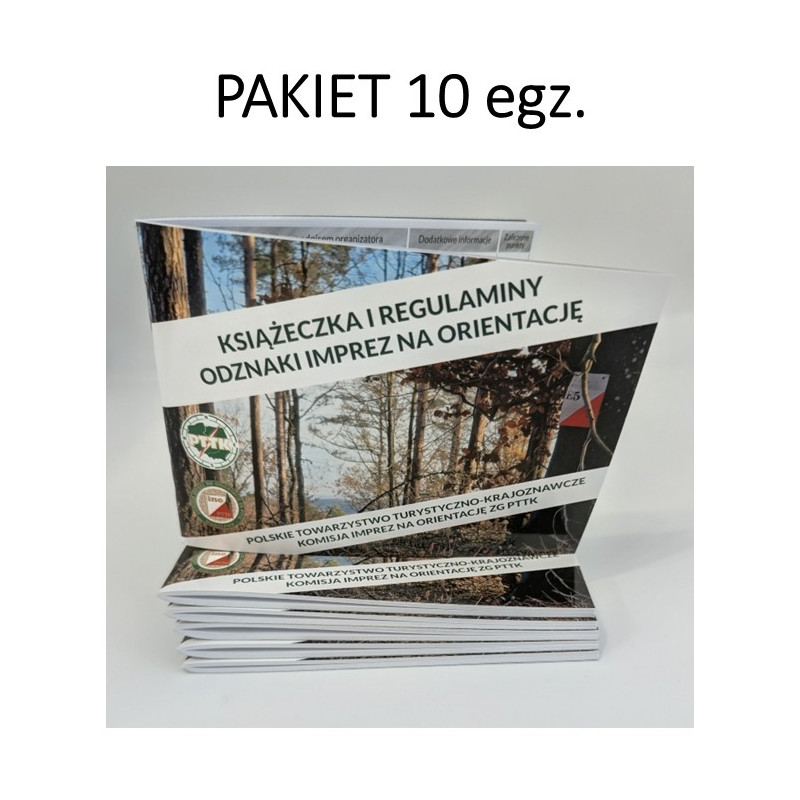 OInO - Pakiet 10 egz. książeczek odznak